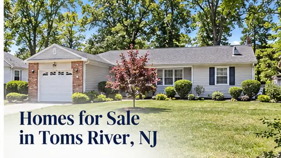Ranch home in an inland Toms River NJ neighborhood