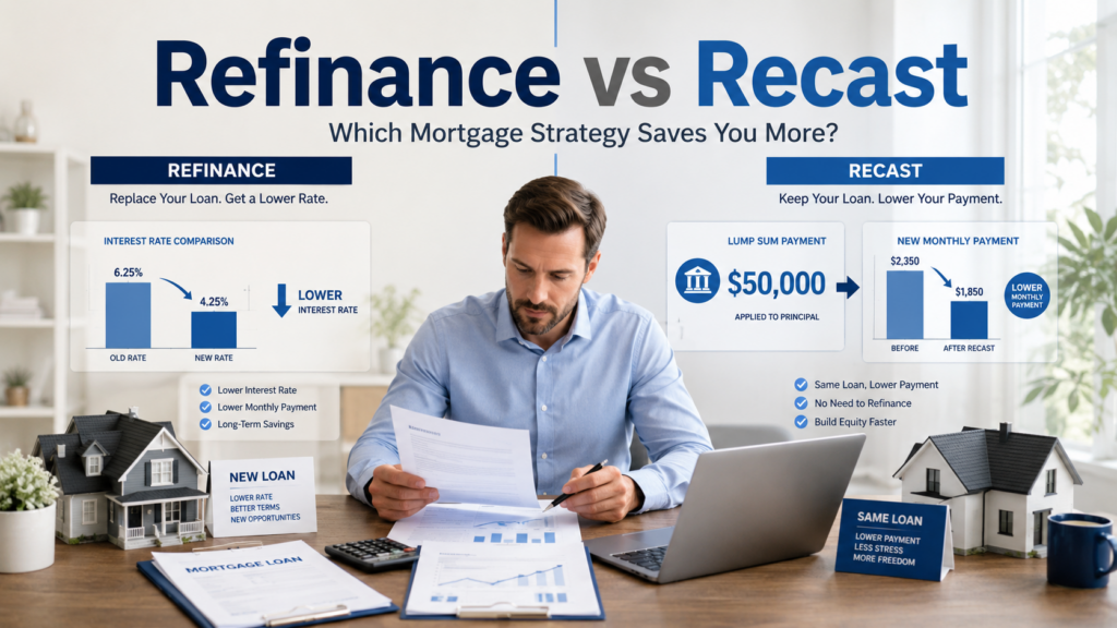 Refinance vs Recast